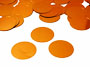 Round Confetti, Orange 3/4" by the packet or pound